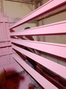 Cat powder coating alumunium